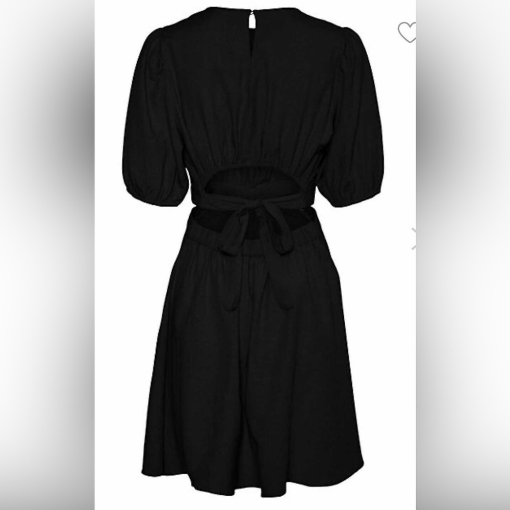 Vero Moda - Puff Sleeve/Cut-Out Back - Picture 4 of 4